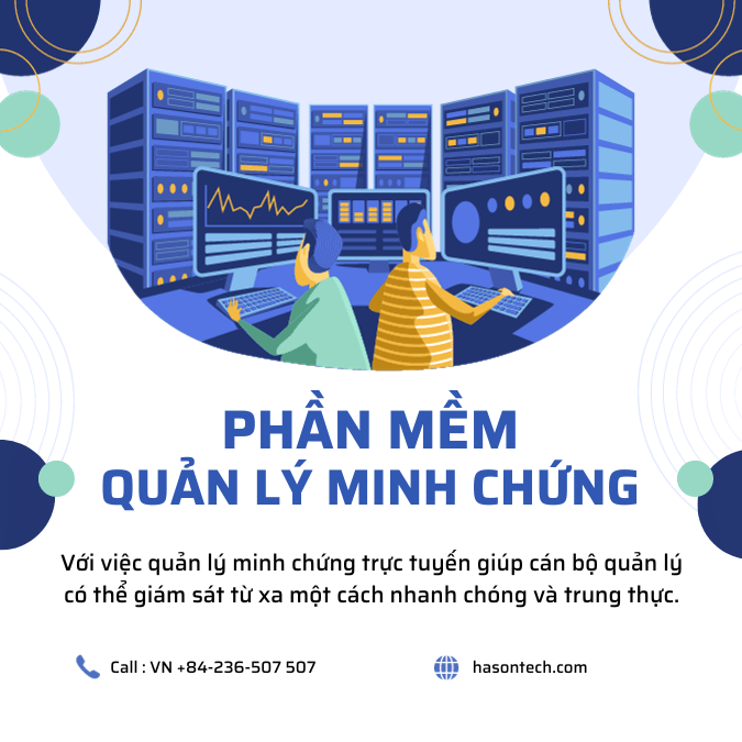 Phần mềm quản lý Minh Chứng