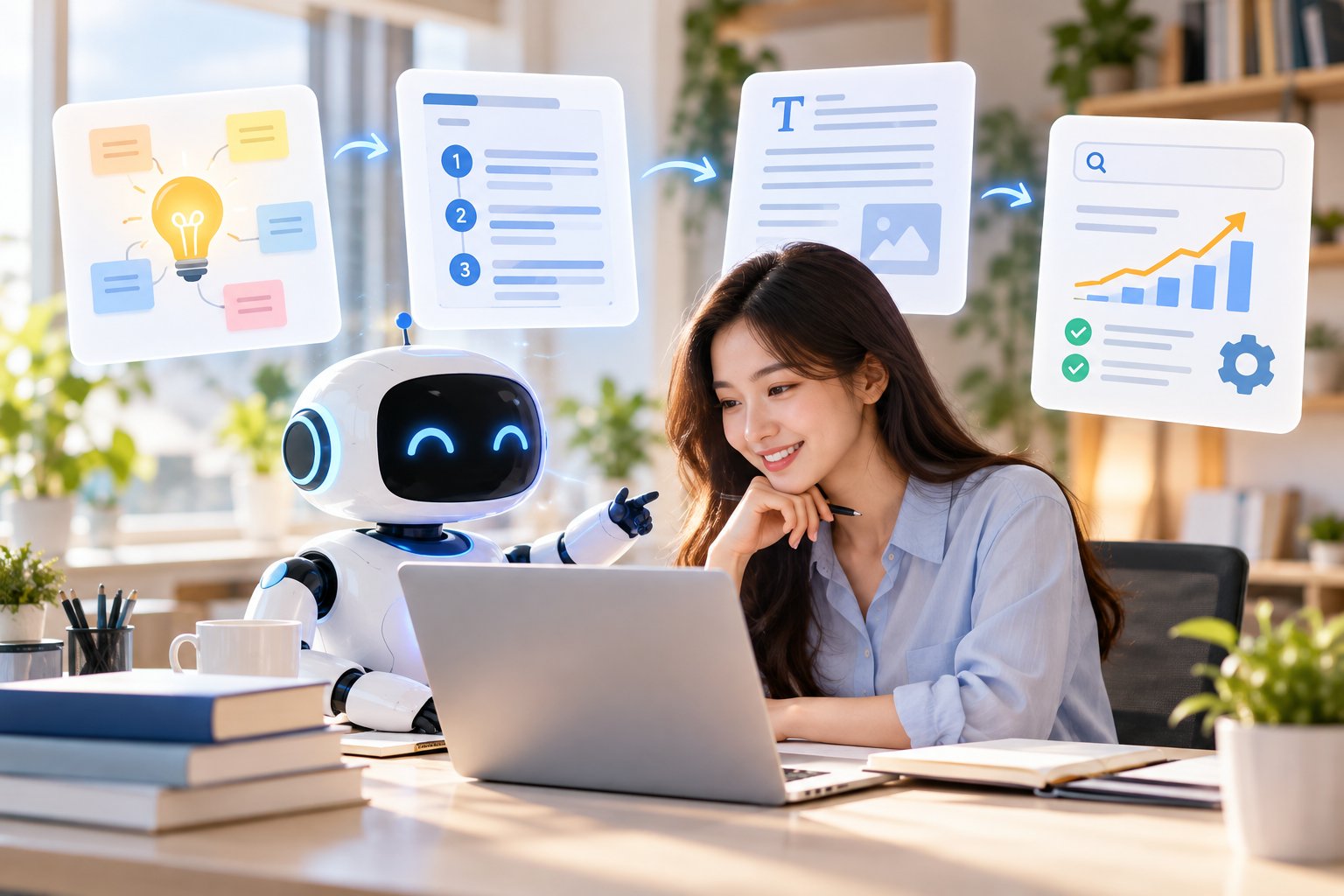 AI viết content: Quy trình tạo bài hữu ích, chuẩn SEO 1 Ảnh minh hoạ: AI viết content: Quy trình tạo bài hữu ích, chuẩn SEO