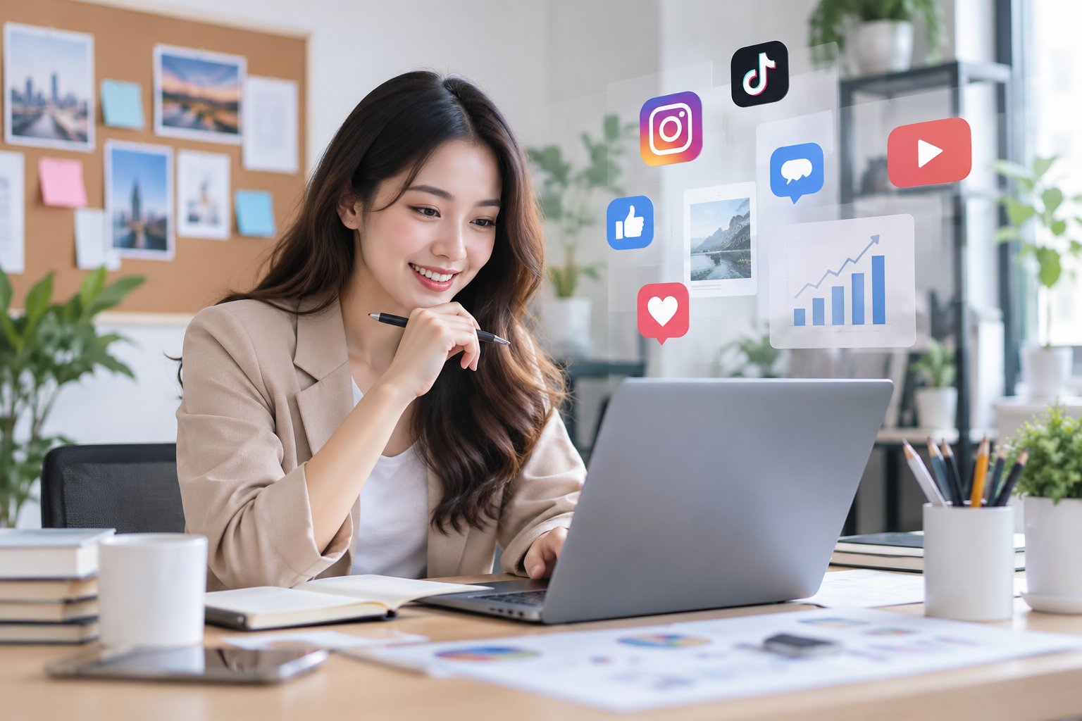 Ảnh minh hoạ: Chuyên viên mạng xã hội - Social Executive