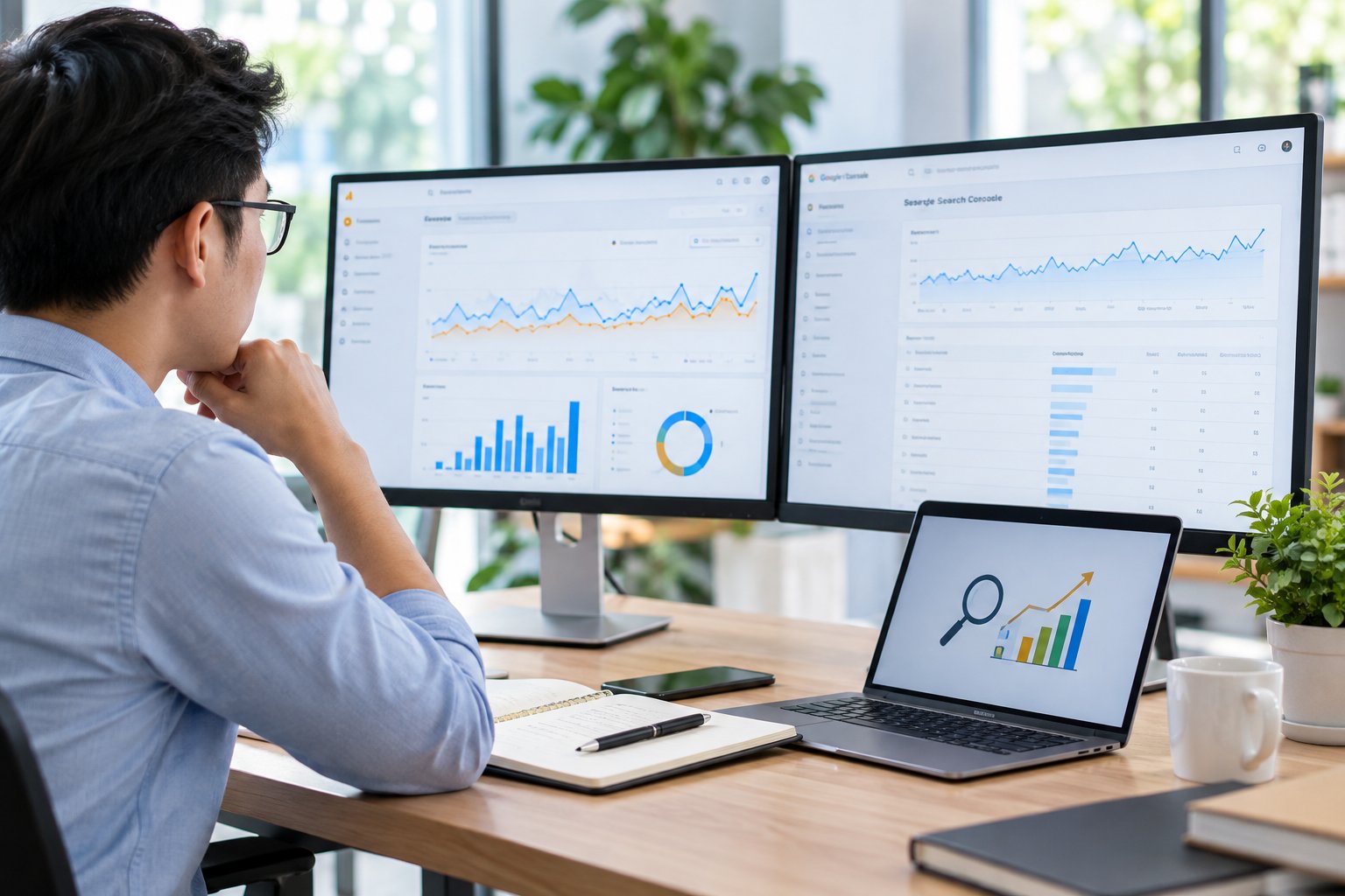 Ảnh minh hoạ: Cách đo hiệu quả phần mềm SEO bằng GA4 và GSC