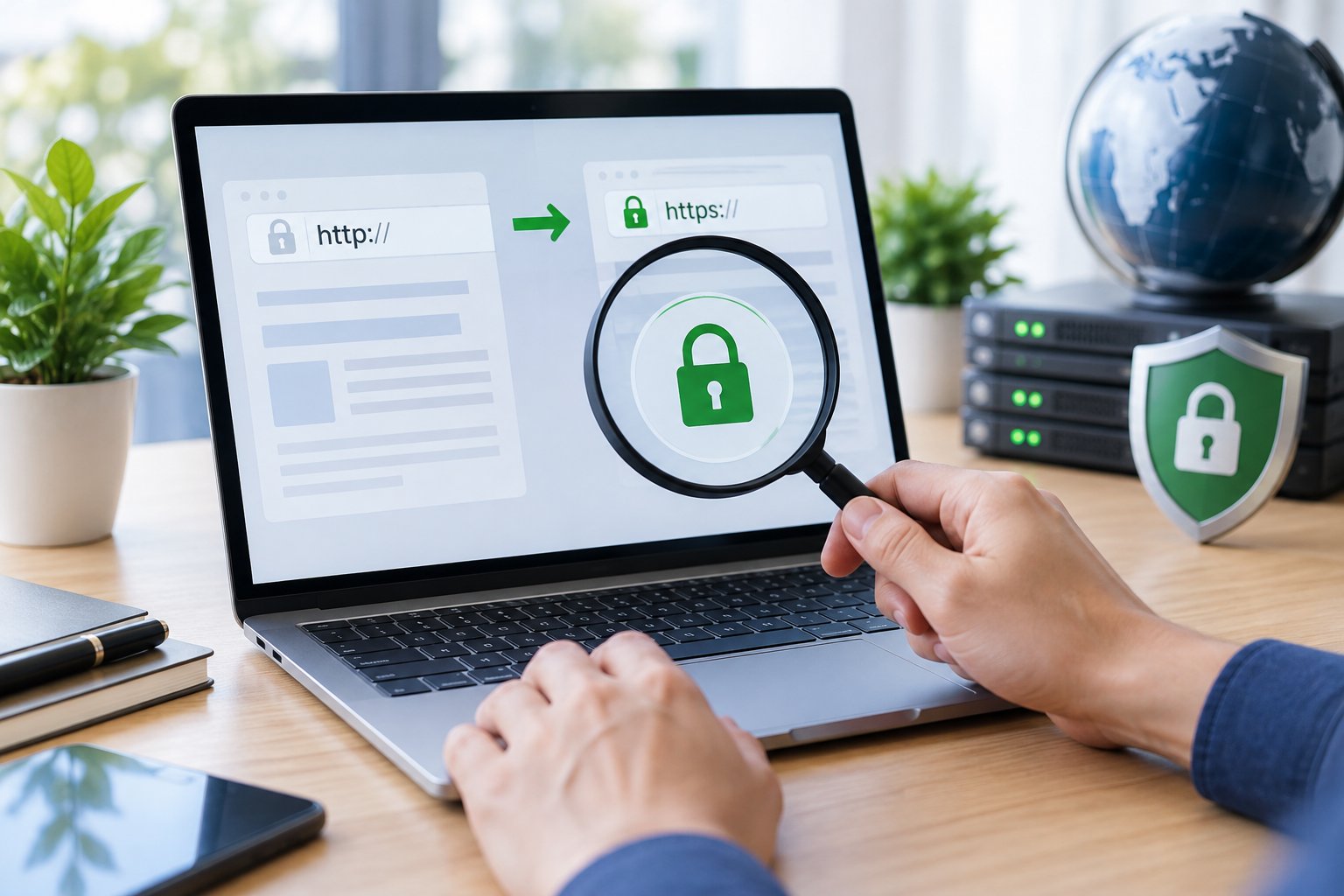 Ảnh minh hoạ: Chuyển hướng HTTP sang HTTPS: Cách kiểm tra