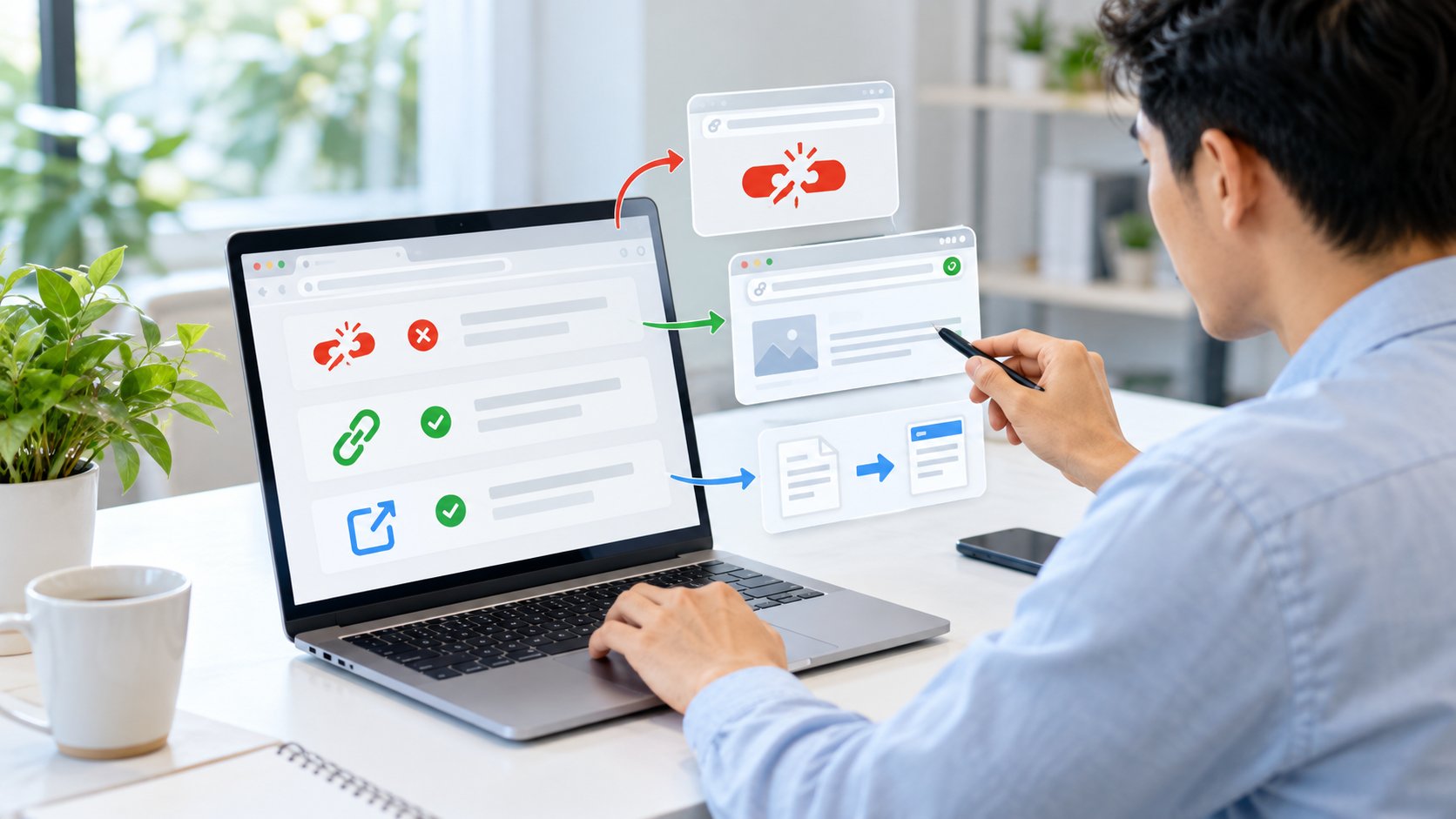 Tìm link hỏng trên website và cách sửa hiệu quả 6 Ảnh minh hoạ: Tìm link hỏng trên website và cách sửa đúng